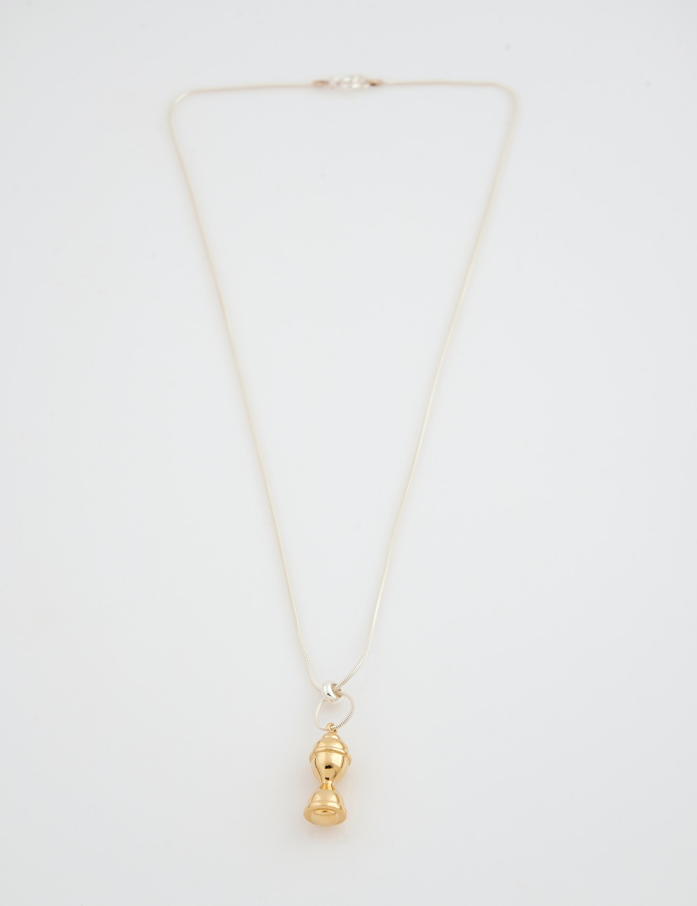 Sand glass Necklace (Gold)