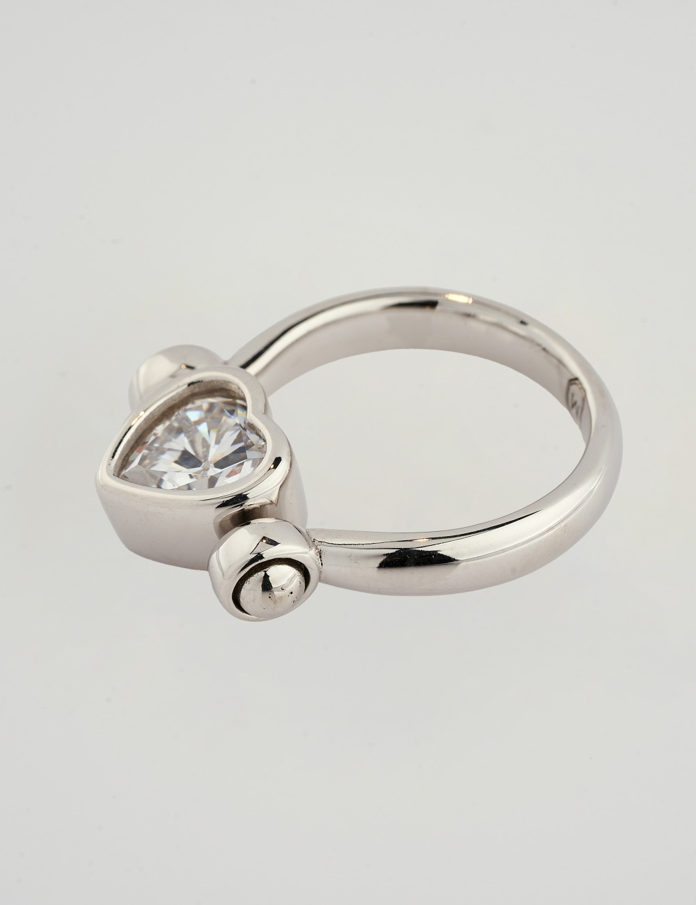 Spin heart Ring (Silver)
